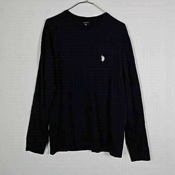 U.s polo Assn. Medium black long sleeve shirt - Picture 1 of 6